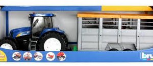 bruder new holland  T8040met aanhanger