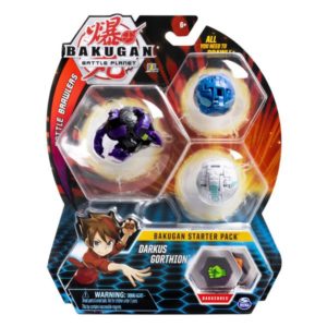 Bakugan 3 pack Darkus Gorthion