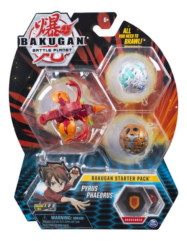 Bakugan 3 pack Pyrus Tortonium