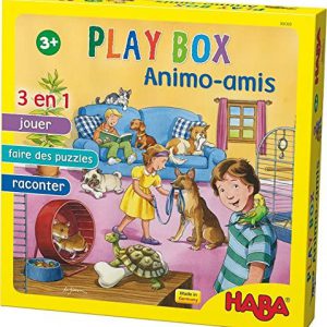 Une play Box remplie de jeux enchanteurs avec 3 histoires à raconter, 3idées des jeux et 2 puzzles pour les enfants à partir de 3 ans