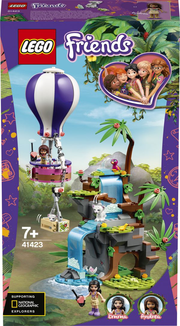 lego friends Tijger reddingsactie met luchtballon