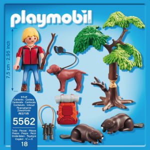 playmobil wild life natuurwetenschapper met bevers