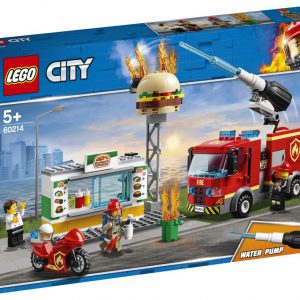 lego city Brand bij het hamburgerrestaurant