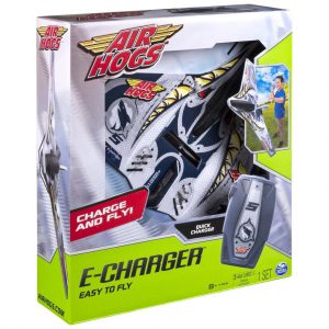 Air hogs E-charger plane (grijs)