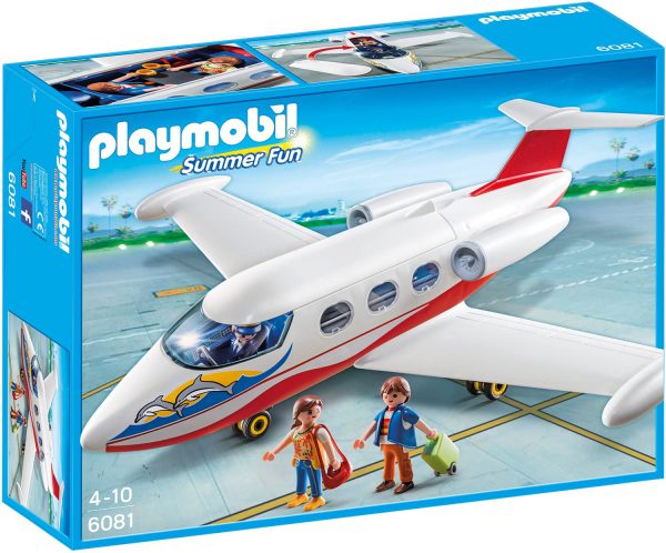 playmobil vliegtuig milliardairs met prive piloot