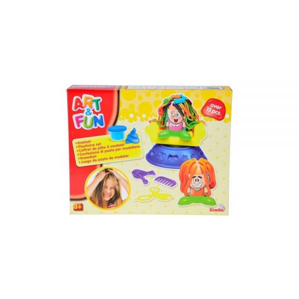 plasticine haar knip set