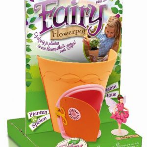 girls fairy flowerpot