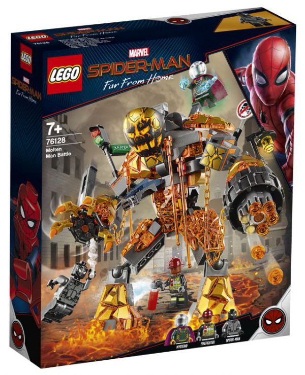 lego Spiderman - Molten Man duel