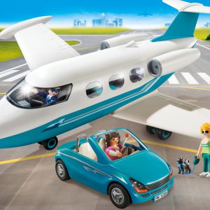 playmobil city life vliegtuig+auto