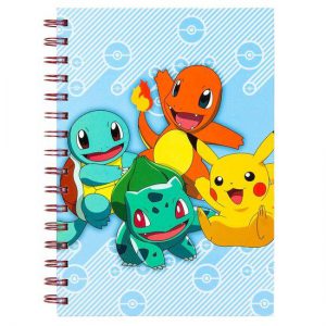 creatief pokemon spiraal notebook